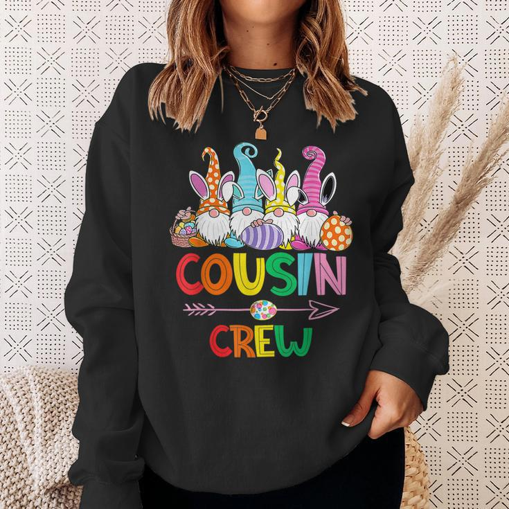 Cousin Crew Easter Bunny Gnome Family Matching Boys Girls Sweatshirt Gifts for Her
