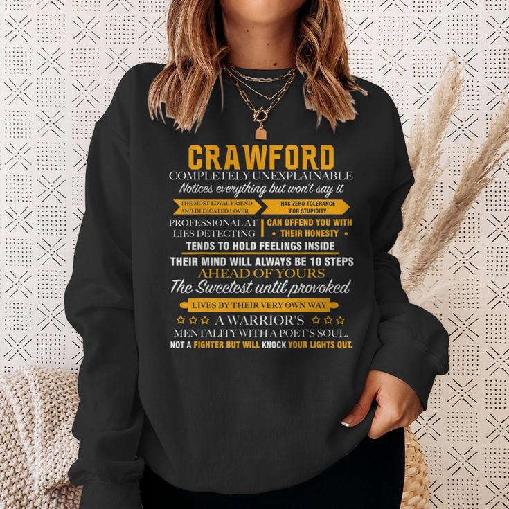 Crawford Completely Unexplainable Sweatshirt Gifts for Her