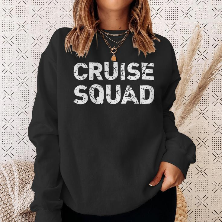 Cruise Squad Funny Vacation Trip Distressed Family Matching Sweatshirt Gifts for Her