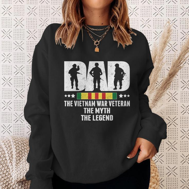 Dad Vietnam Veteran The Myth The Legend Gift Dad Gift V2 Sweatshirt Gifts for Her
