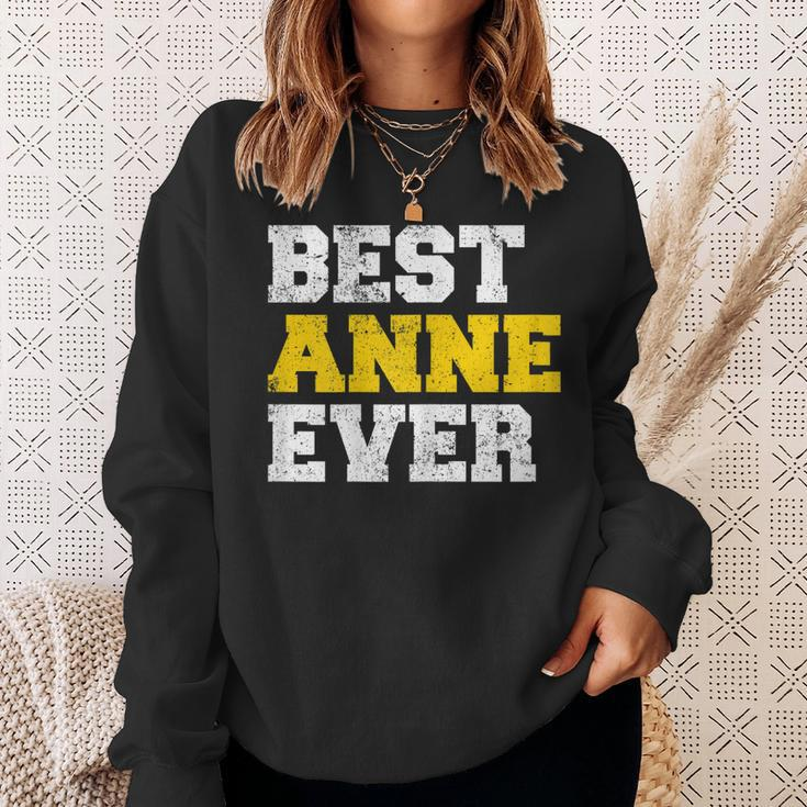 Damen Best Anne Ever Beste Mama Türkin Türkiye Türkei Mutter Sweatshirt Geschenke für Sie