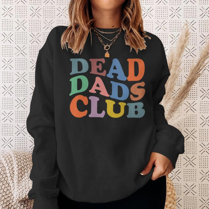 Dead Dad Club Vintage Funny Saying Sweatshirt Gifts for Her