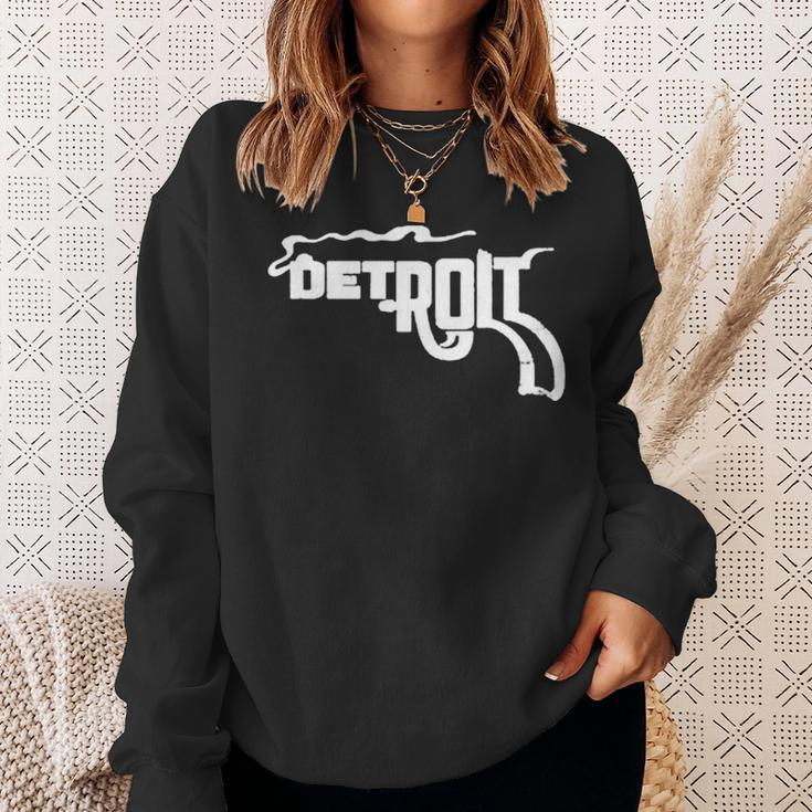 Detroit Smoking Gun Sweatshirt Gifts for Her