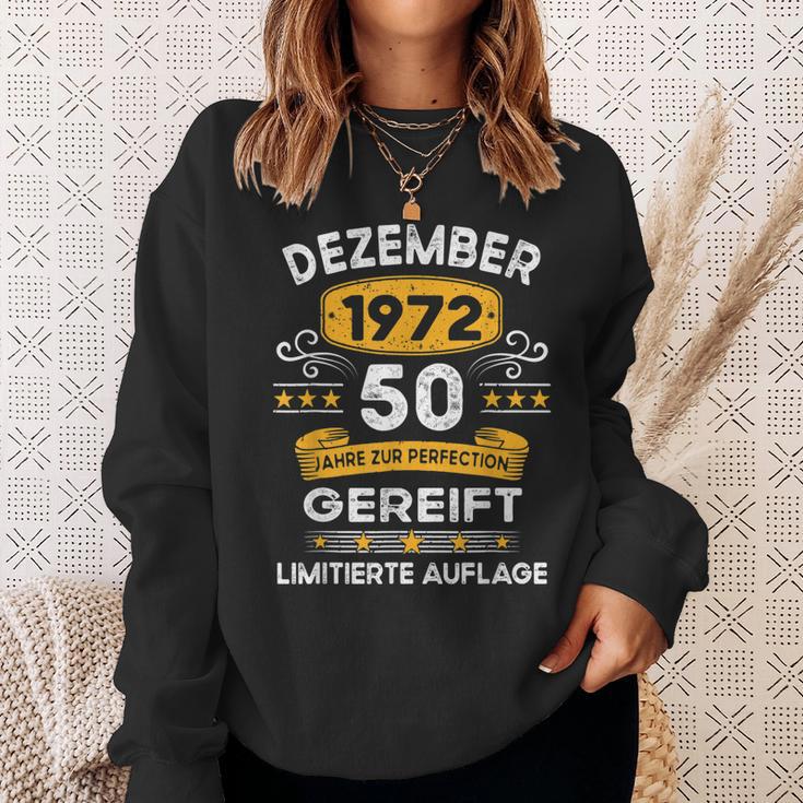 Dezember 1972 Lustige Geschenke 50 Geburtstag Sweatshirt Geschenke für Sie