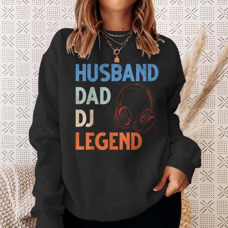 Discjockey Dads Ehemann Dad Dj Legend Dj Dads Dj Legend Dad Sweatshirt Geschenke für Sie