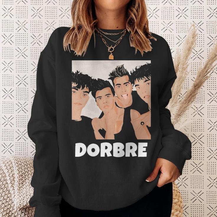 Dobre Friendships Brothers Watercolor Funny Gift Sweatshirt Gifts for Her