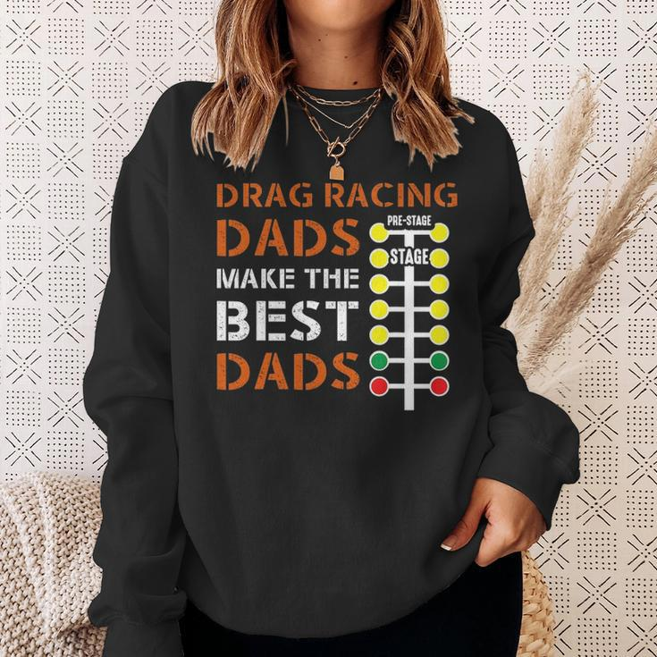 Drag Racing Dad Mechanic Dragster Daddy Racer Sweatshirt Gifts for Her