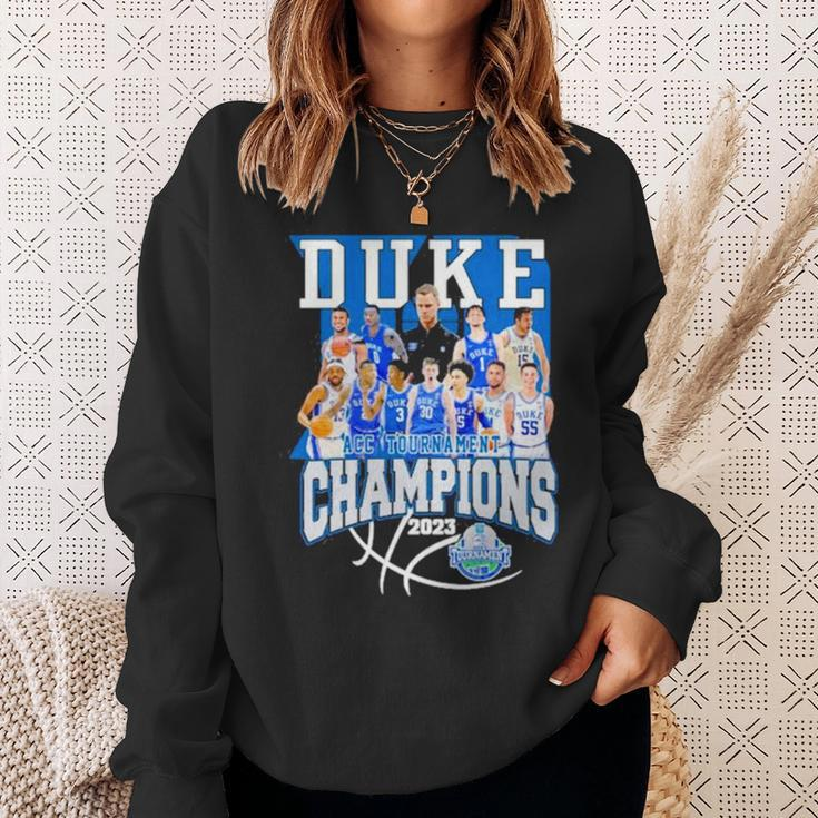 Duke Team 2023 Acc Men’S Basketball Tournament Champions Sweatshirt Gifts for Her