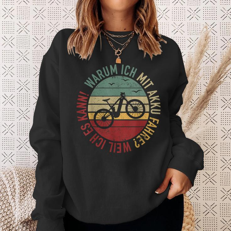 Ebike Fahrradfahrer Elektro Akku E-Bike Fahrrad Mountainbike Sweatshirt Geschenke für Sie