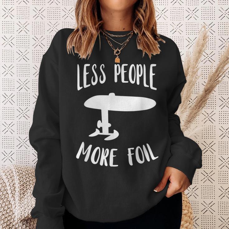 Efoil Less People More Elektrisches Hydrofoil-Surfbrett Sweatshirt Geschenke für Sie