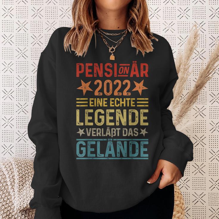 Eine Echte Legende Verläßt Das Gelände Pensionär 2022 Sweatshirt Geschenke für Sie