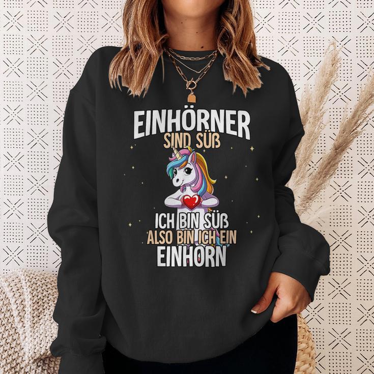 Einhörner Sind Süß Einhorn Sweatshirt Geschenke für Sie