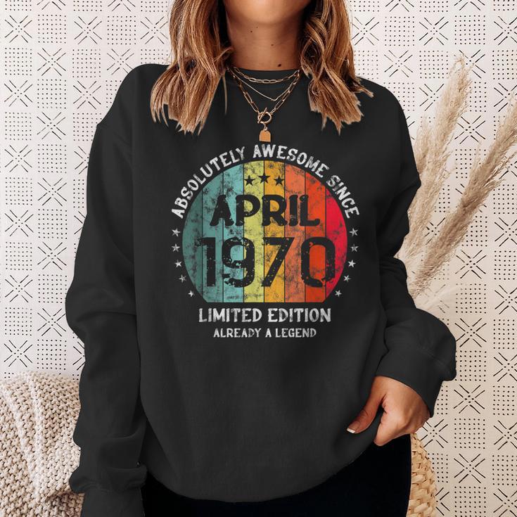 Fantastisch Seit April 1970 Männer Frauen Geburtstag Sweatshirt Geschenke für Sie