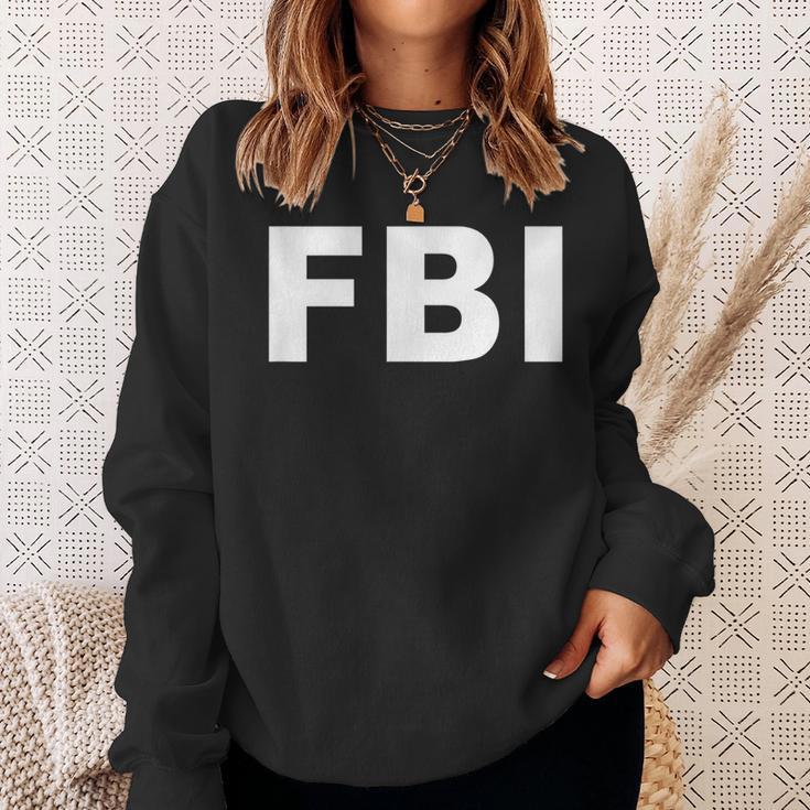 Fbi Halloween Costume Federal Law Enforcement Sweatshirt Seseable UK