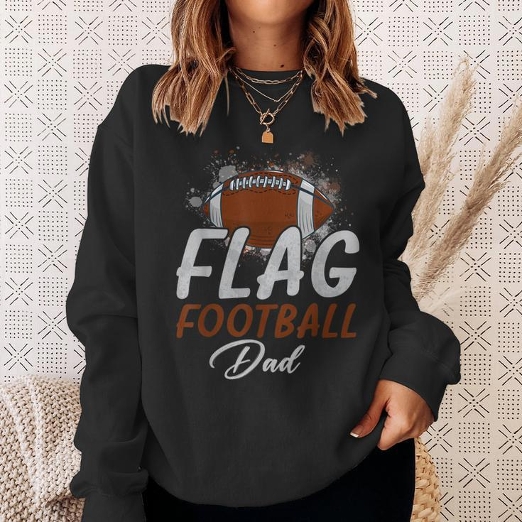 Flag Football Dad Proud Dad Of Ballers Fathers Day Sweatshirt Gifts for Her