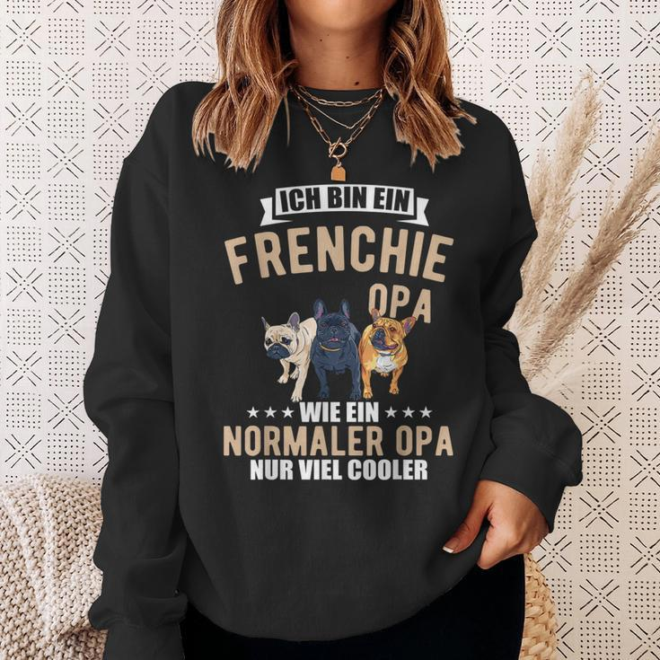 Französische Bulldogge Opa Sweatshirt für Herren, Hundebesitzer Tee Geschenke für Sie