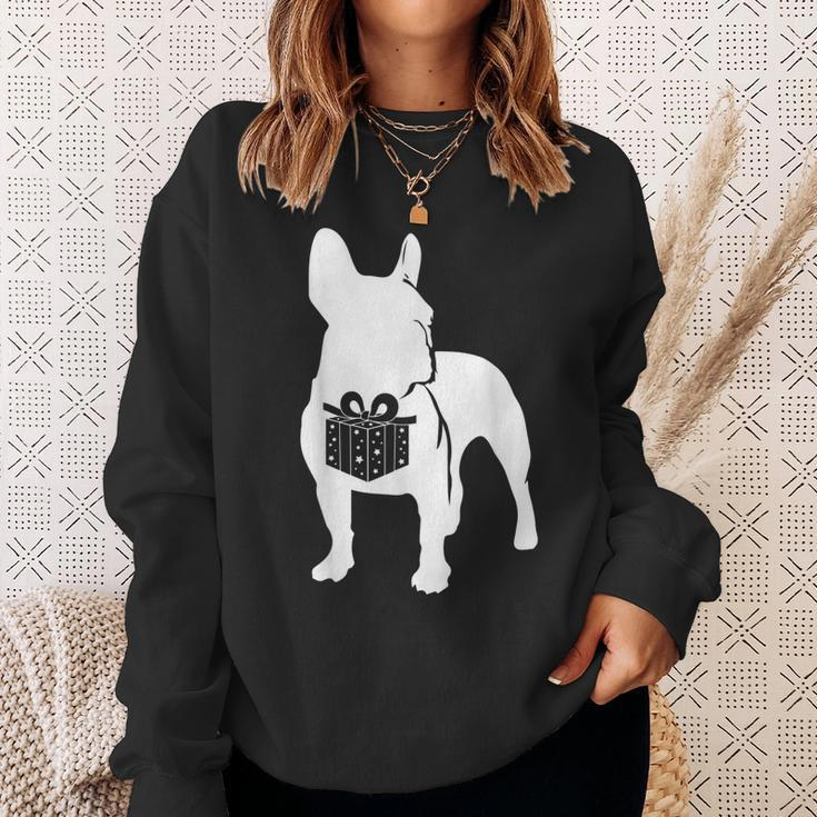 French Bulldog Christmas Dog Frenchie Puppy X-Mas Pajama Men Women Sweatshirt Graphic Print Unisex Gifts for Her