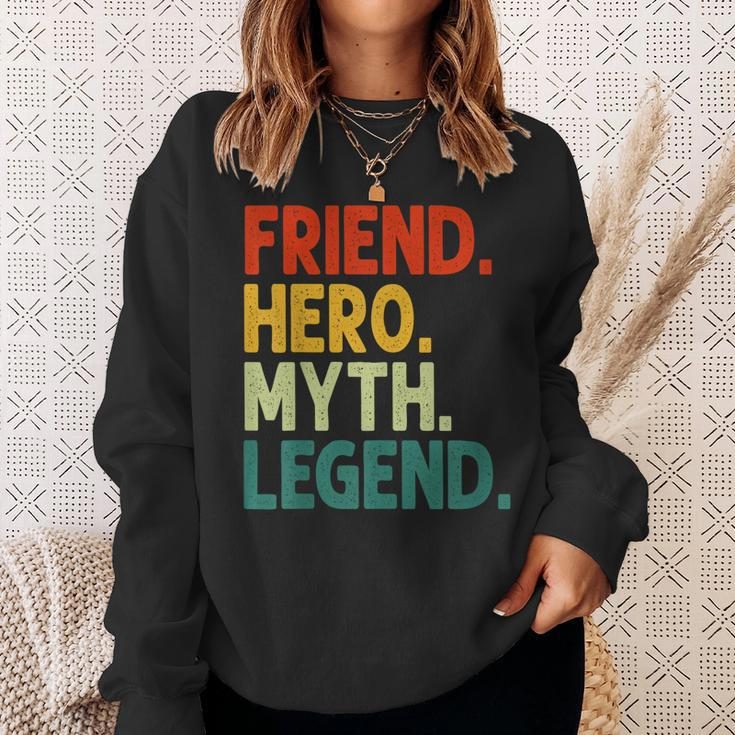 Freund Held Myth Legend Retro Vintage-Freund Sweatshirt Geschenke für Sie