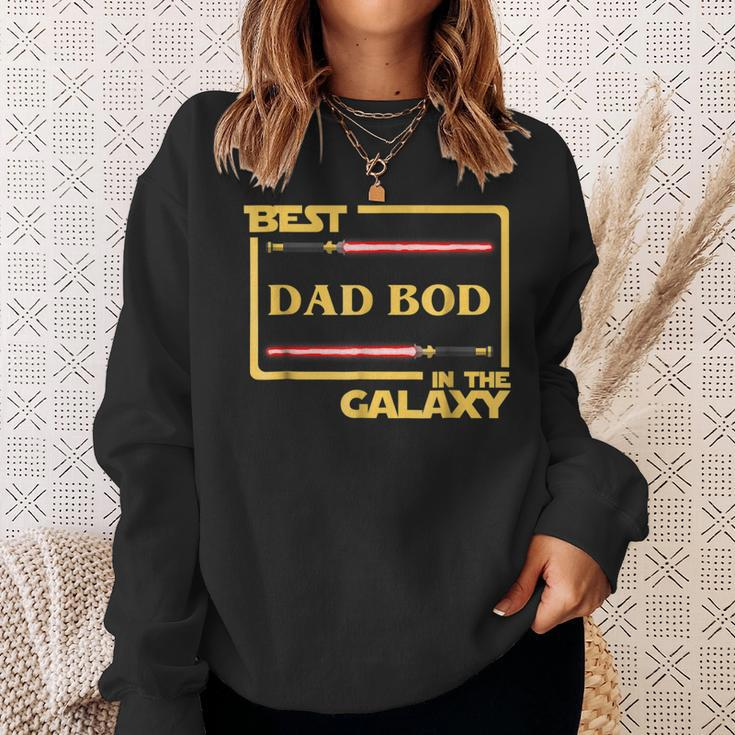 Funny Best Dad Bod In Galaxy Dadbod Birthday Gift Sweatshirt Gifts for Her