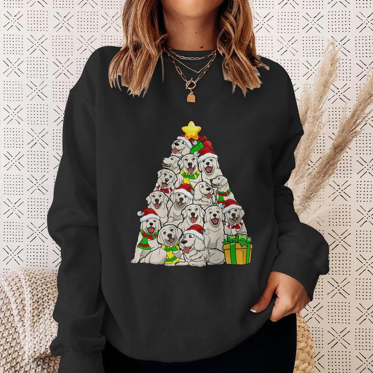 Funny Christmas Golden Retriever Pajama Shirt Tree Dog Xmas Sweatshirt Gifts for Her