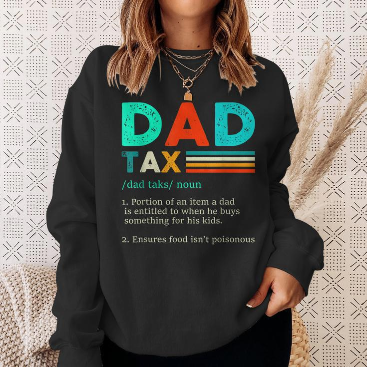 Funny Dad Tax Definition Retro Vintage Sweatshirt Gifts for Her