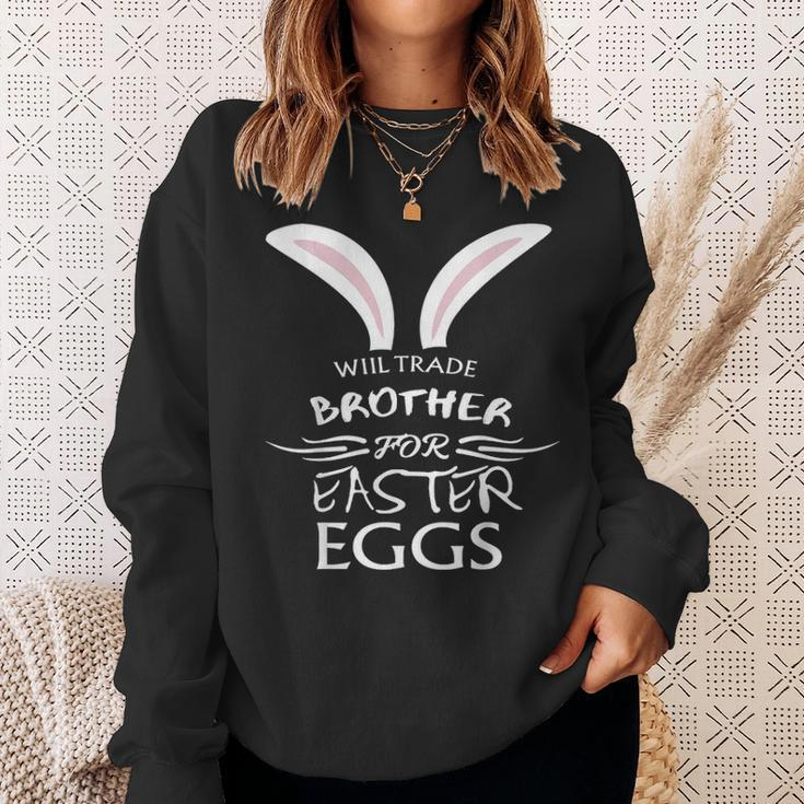 Funny Easter Brother Egg Hunting Rabbit Party V2 Sweatshirt Gifts for Her