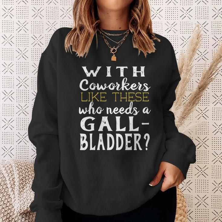 Funny Gallbladder Removed Operation T-Shirt Coworkers Gift Men Women Sweatshirt Graphic Print Unisex Gifts for Her