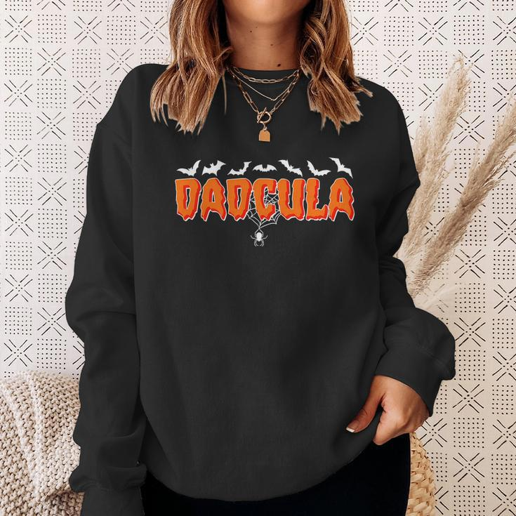 Funny Halloween Dadcula Dracula Sweatshirt Gifts for Her