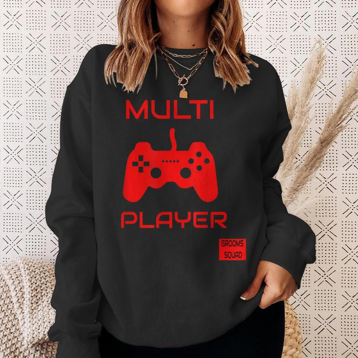 Funny Multi Player Grooms Squad Bachelor Party | Retro | Sweatshirt Gifts for Her