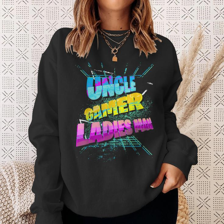 Funny New Uncle Gift For Men Gamer Ladies Man Gift For Mens Sweatshirt Gifts for Her