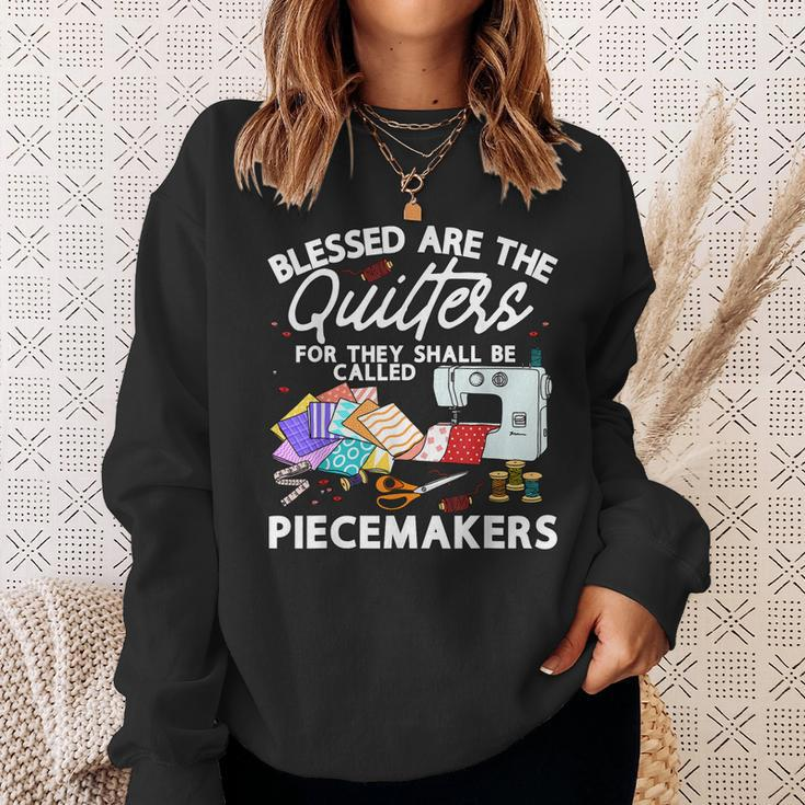 Funny Quilting Knitting Lover Sewing Sweatshirt Gifts for Her