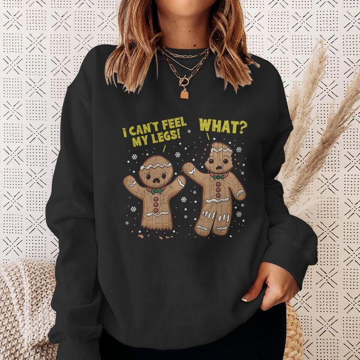 Funny Vintage Baking Gingerbread Ugly Christmas Cute Gift Sweatshirt Gifts for Her