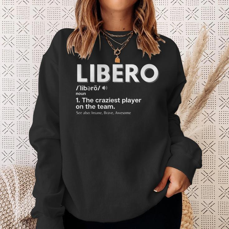 Funny Volleyball Players Libero Sweatshirt Gifts for Her