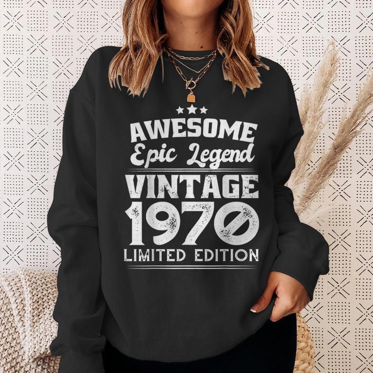 Gebaut Im 70Er Vintage Original Epische Legende Sweatshirt Geschenke für Sie