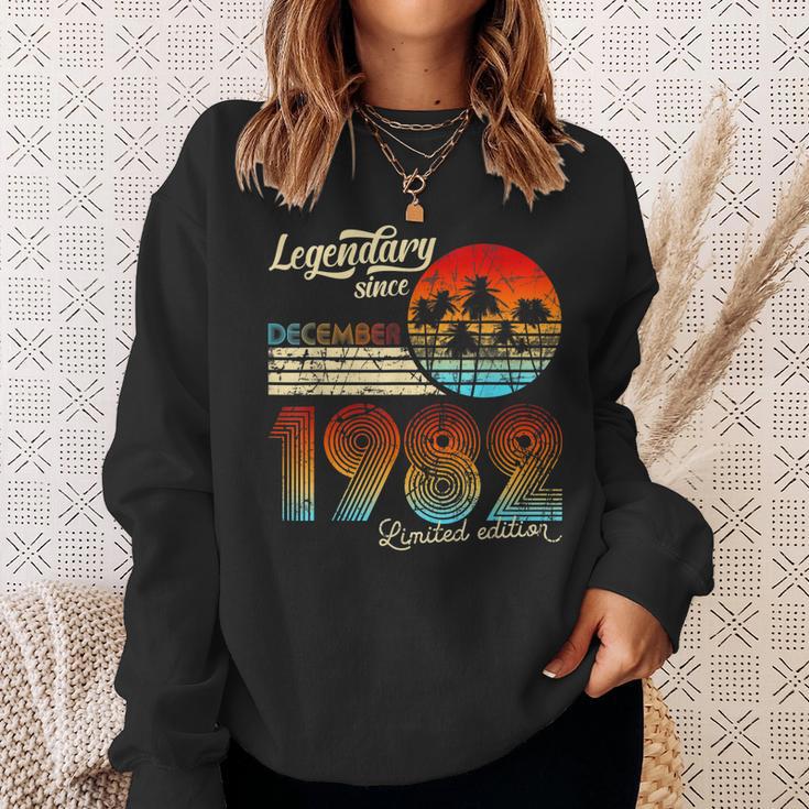 Geburtstag Legendary Since Dezember 1982 Geschenk Sweatshirt Geschenke für Sie