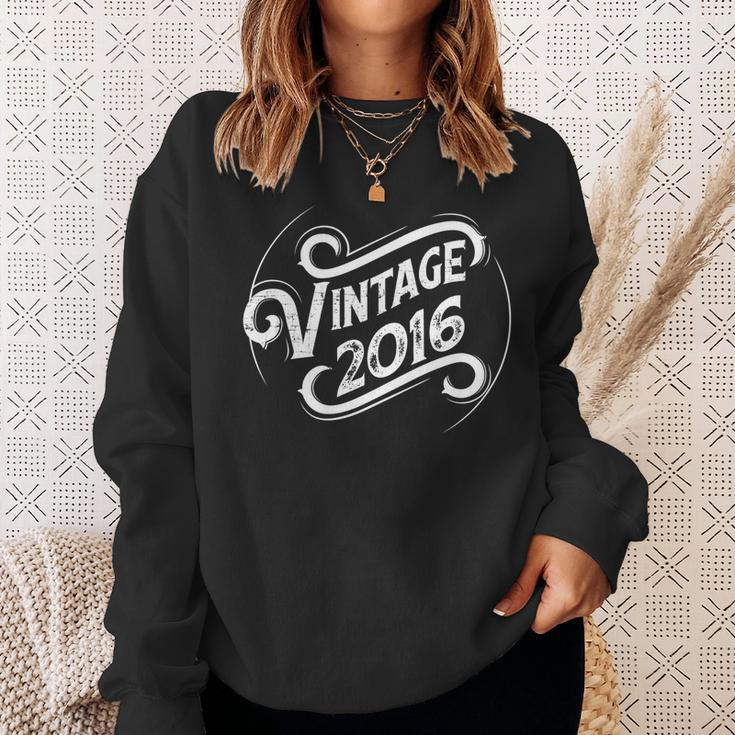 Geburtstag Vintage 2016 Sweatshirt Geschenke für Sie