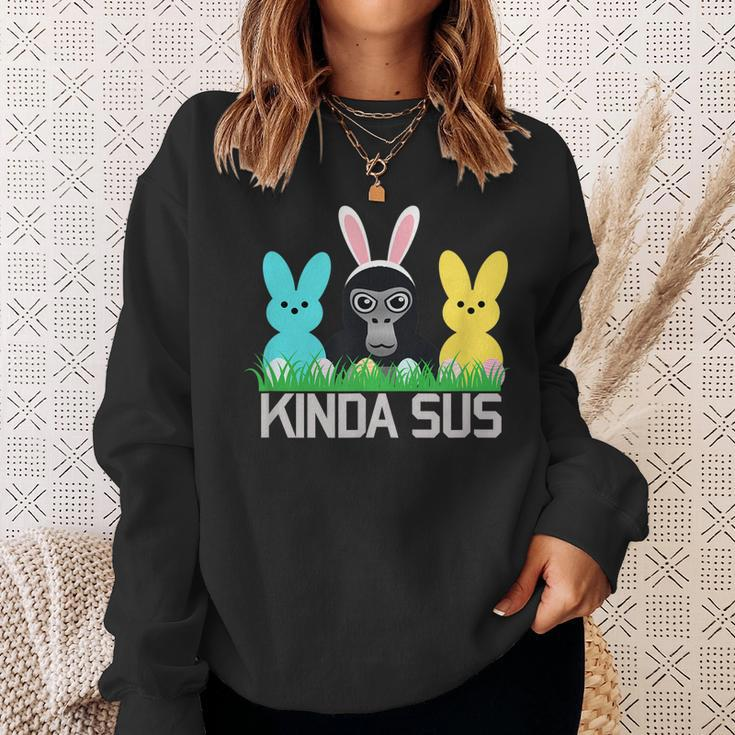 Gorilla Tag Easter Spring Vr Gamer Kids Adults Ns Sweatshirt Gifts for Her