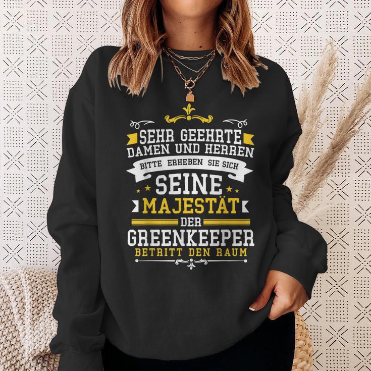 Greenkeeper Geschenk Fußball Rasenplatz Pflege Sprüche Sweatshirt Geschenke für Sie