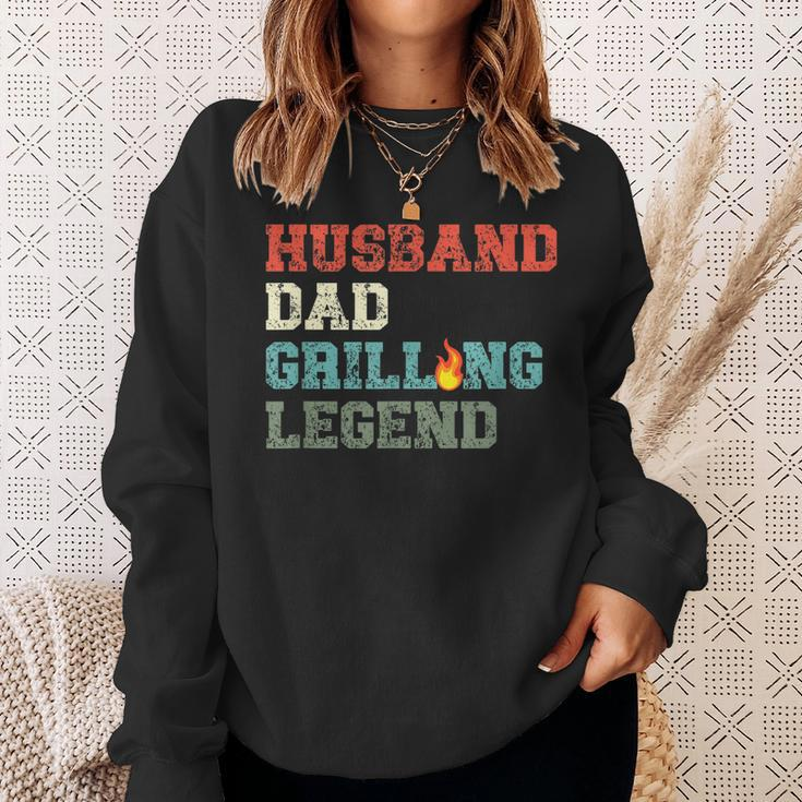Grillen Bbq Vater Husband Grill Dad Legend Sweatshirt Geschenke für Sie