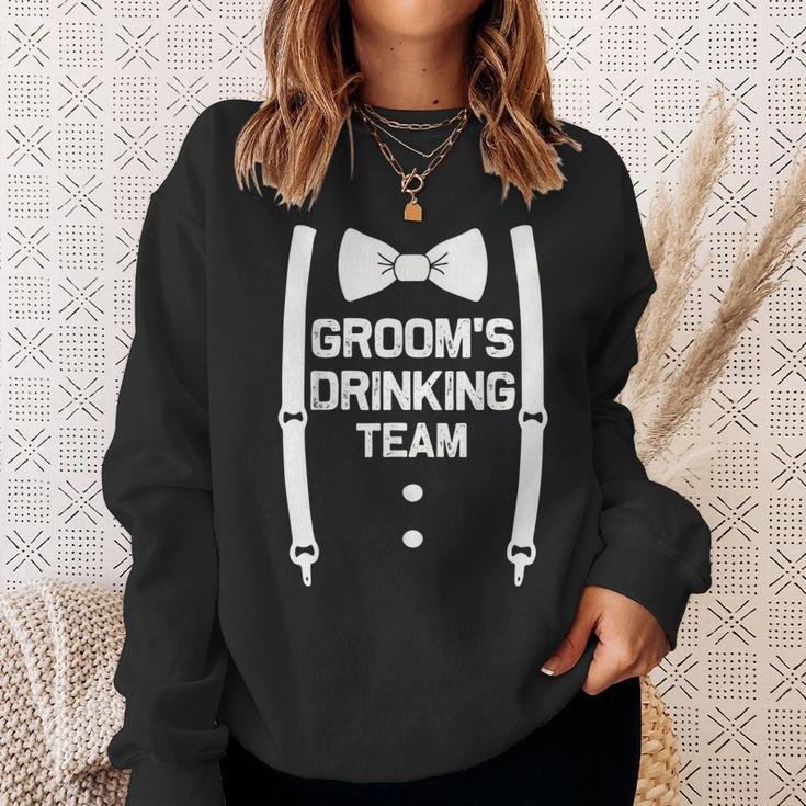 Grooms Drinking Team | Bachelor Party Squad | Wedding Sweatshirt Gifts for Her