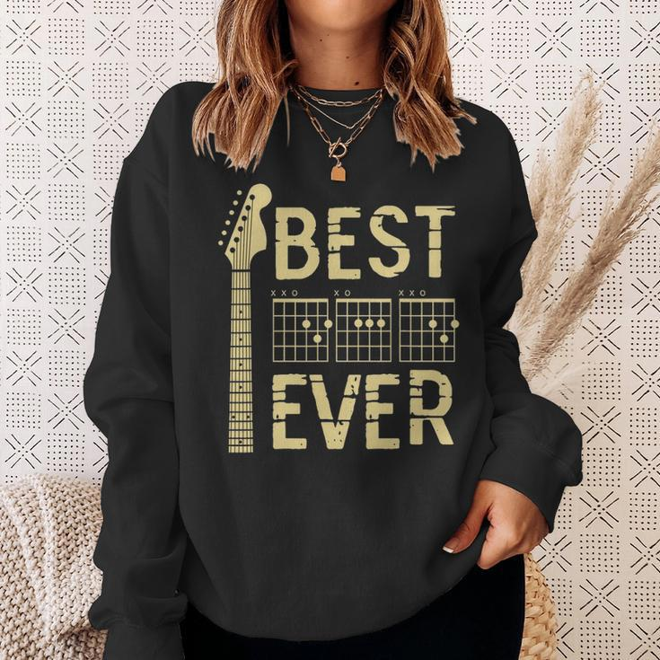 Guitarist Father Best Dad Ever D A D Chord Gifts Guitar V2 Sweatshirt Gifts for Her