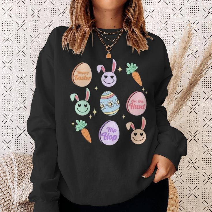Happy Easter On The Hunt Hip Hop Sweatshirt Gifts for Her