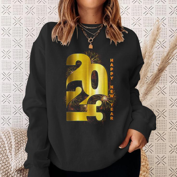 Happy New Year 2023 New Years Eve Party Supplies 2023 Men Women Sweatshirt Graphic Print Unisex Gifts for Her