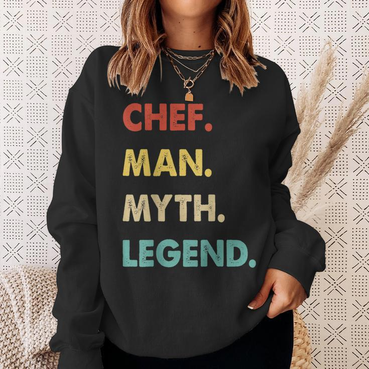 Herren Chef Mann Mythos Legende Sweatshirt Geschenke für Sie