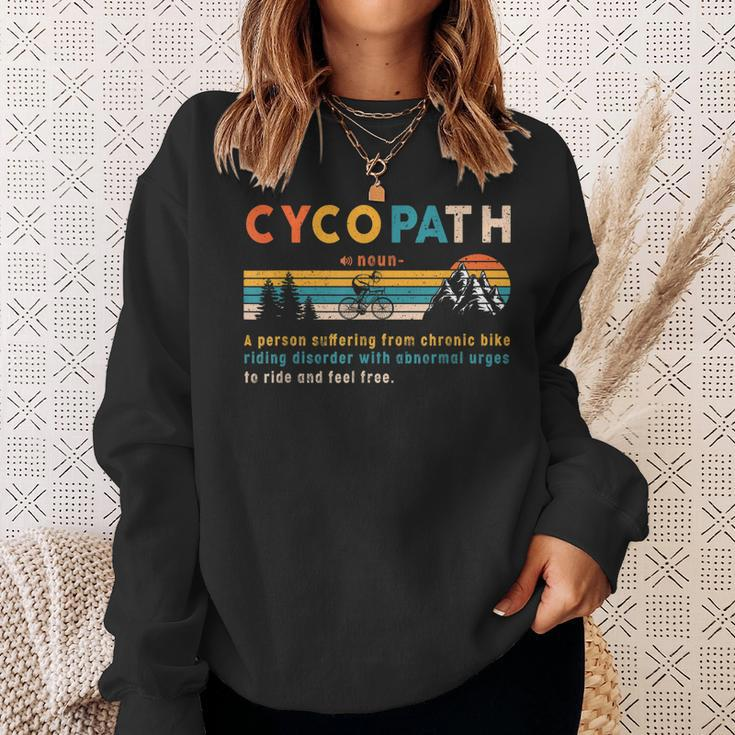 Herren Cycopath Mountainbike Sweatshirt, Lustig für MTB Biker Geschenke für Sie