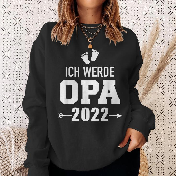 Herren Ich Werde Opa 2022 Schwangerschaft Verkünden Sweatshirt Geschenke für Sie