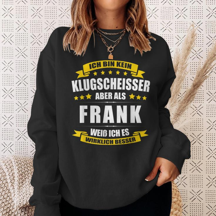 Herren Name Frank Vorname Namensgeschenke Namenstag Sweatshirt Geschenke für Sie