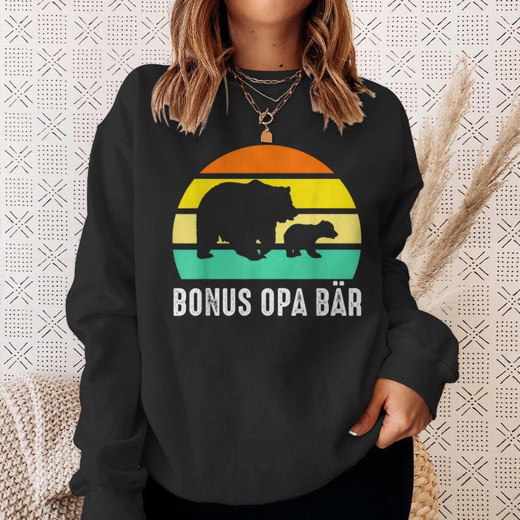 Herren Opa Bär Bonus Opa Bär Sweatshirt Geschenke für Sie