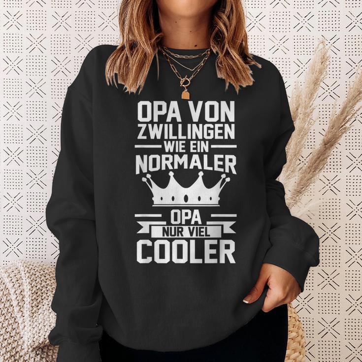 Herren Opa Zwillinge Großvater Sweatshirt Geschenke für Sie