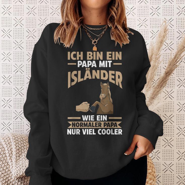 Herren Pferd Isländer Papa Vater Vatertag Reiter Sweatshirt Geschenke für Sie